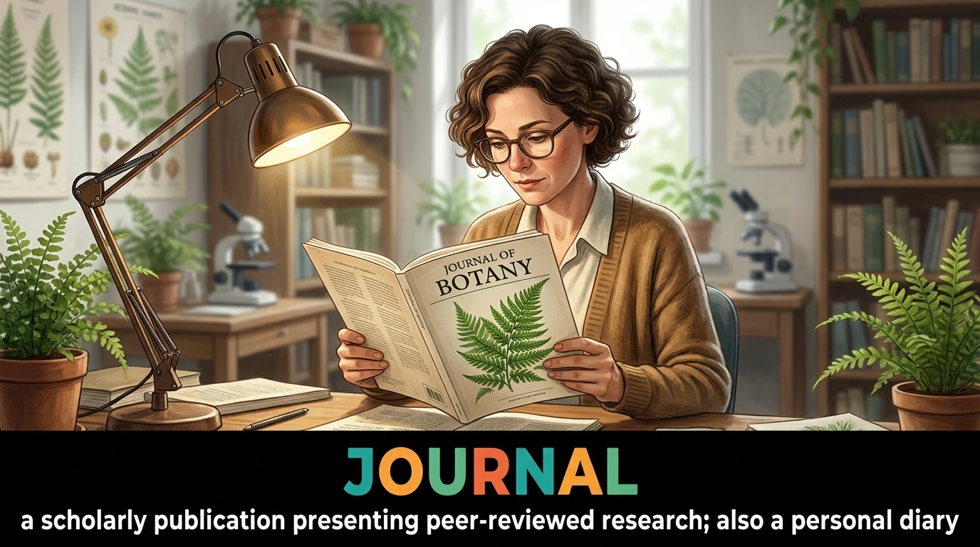 English Illustration for journal